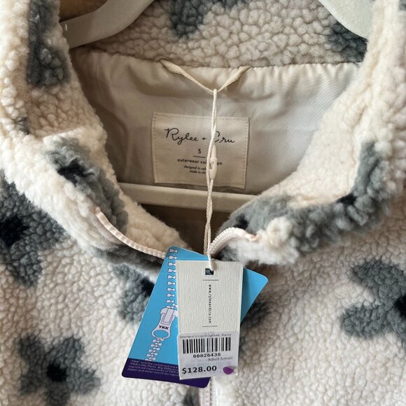 Women - S - NWT Rylee + Cru Daisy Fleece Jacket - Picture 2 of 5